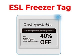 4.2 inch 2 Color ESL Price Tag for Freezer / Inventory Low Temperature and Ultra-thin Tag